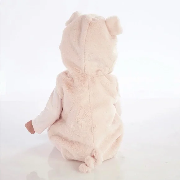 Pottery Barn Kids Plush Piglet Costume in Light Pink 6-12 Months - Picture 2 of 7